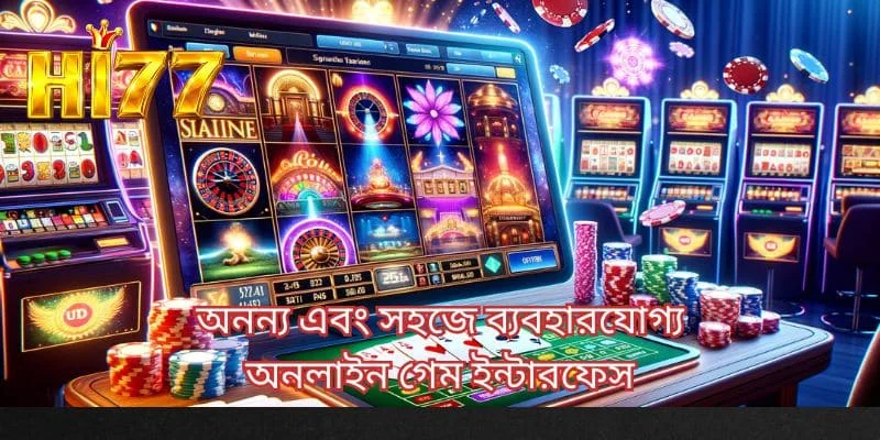 অনন্য এবং সহজে ব্যবহারযোগ্য অনলাইন গেম ইন্টারফেস